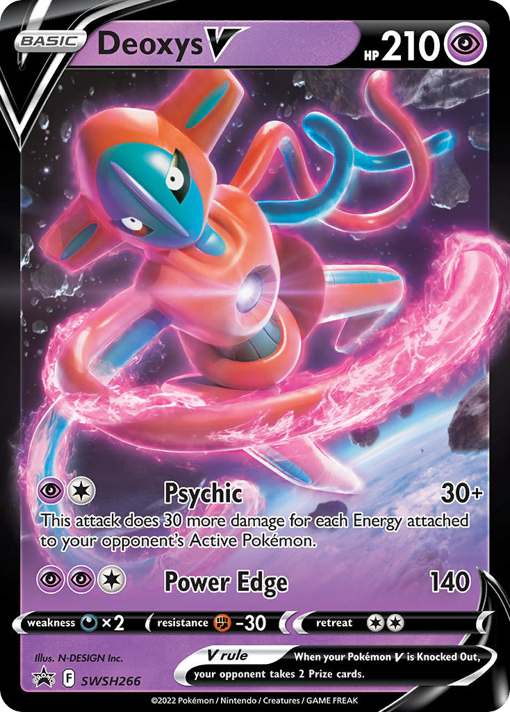 Sword & Shield Promo’s Deoxys V #266